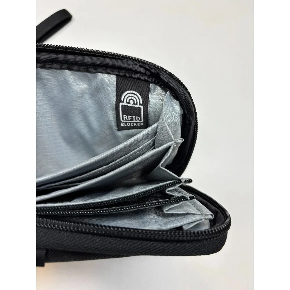 Ethnotek Wallet RFID Blocker Kente Artisan Fabric Accordian Wristlet - Picture 4 of 9